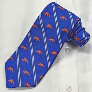 Polo Ralph Lauren Tie Blue Red Lobster Italy
